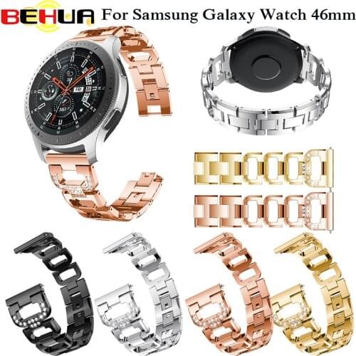 New Watch Accessories For Samsung Galaxy Watch 46mm Wristband Replacement Metal Strap for Samsung Gear S3 Classic Frontier band
