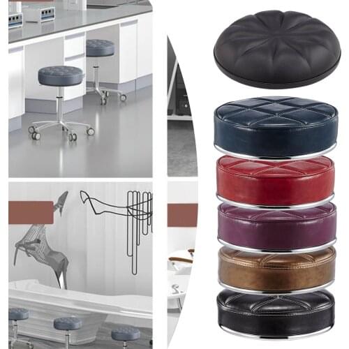 PU Leather Round Universal Barstool Bar Stool Seat Cushion Top Heavy Duty