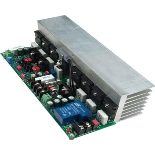 500W mono C5200 / A1943 symmetric HIFI fever amplifier tube A level B amplifier board radiator