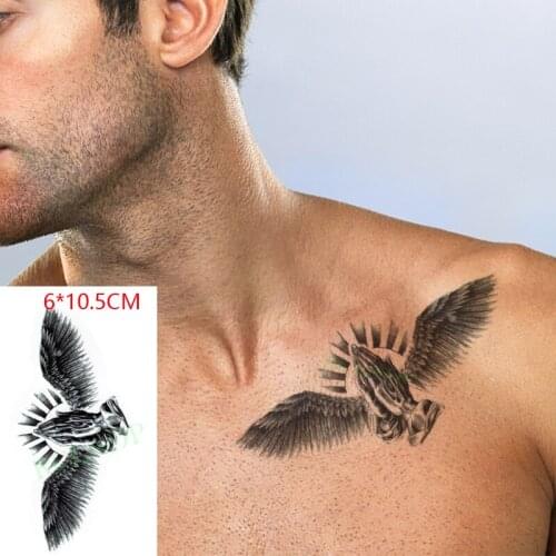 Waterproof Temporary Tattoo Sticker Pray Angel Wings Body Art Flash Tattoo Fake Tattoo for Women Men