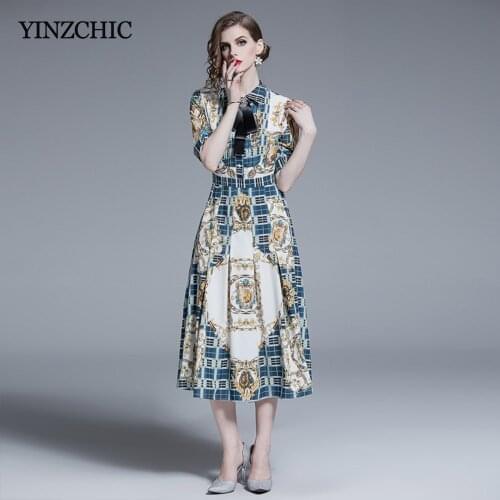 Модные платья в клетку YINZCHIC China At AliExpress