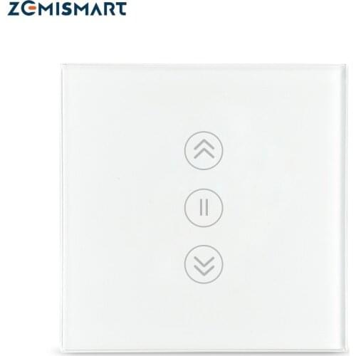 Zemismart Zigbee EU Curtain Switch SmartThing Hub Control For Electric Blind Motorized Roller Shade