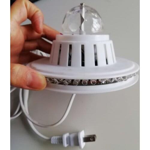 1pcs LED Rotating Lantern Little Sun Magic Ball KTV Ballroom Family Wear