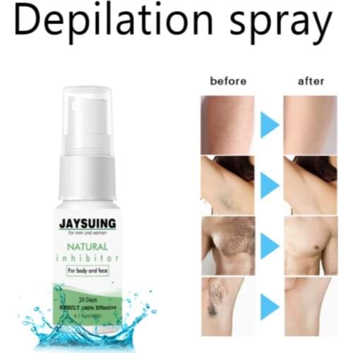 20ml Permanant Hair Growth Removal Inhibitor Spray Beard Bikini Intimate Legs Body Armpit Painless Facial Stop Hair