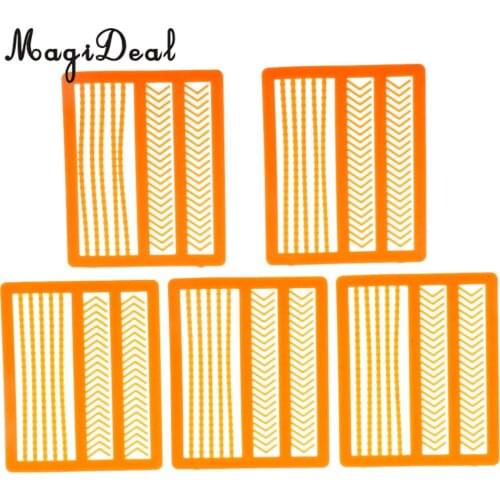 5 Cards Boilie Bait Hair Stops Avaliable in 2 Size Stand Bait Stop Orange