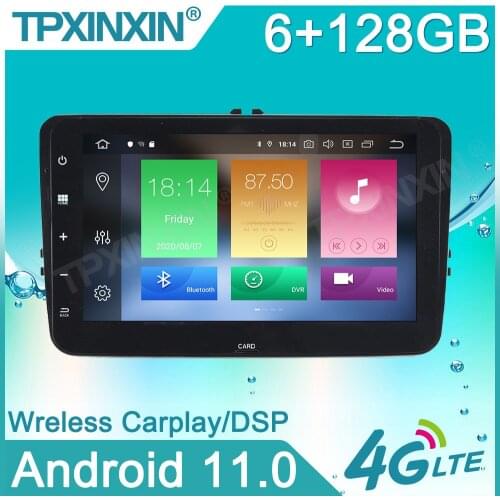 6+12G DSP carplay Car Radio 2 Din Stereo Receiver Android11 For VW Volkswagen HC GPS NAVI Multimedia Player Recorder Head Unit