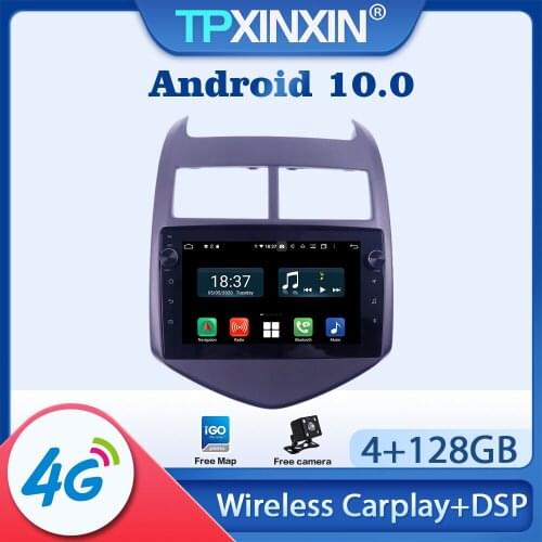 Android 10.0 Car Radio For Chevrolet Aveo 2011 2012 - 2015 Multimedia Video Audio Recorder DVD Player Navigation GPS Auto 2 din