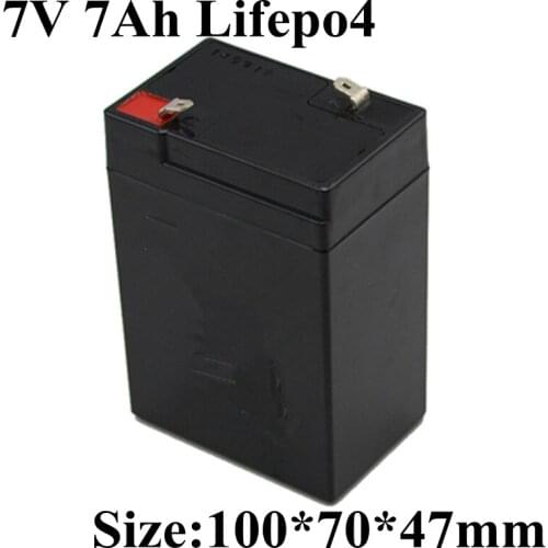 7.2V 6V 7AH Lifepo4 7Ah 20Ah Battery with BMS High Quality Toy Car Battery Buggy Electronic Scale+charger