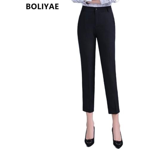 Женские деловые брюки BOLIYAE China At AliExpress