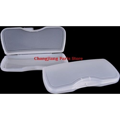 1pc PVC Plastic Durable Transparent Matte Polarized Clip Sunglasses Glasses Case Hard Box Eyewear Accessories