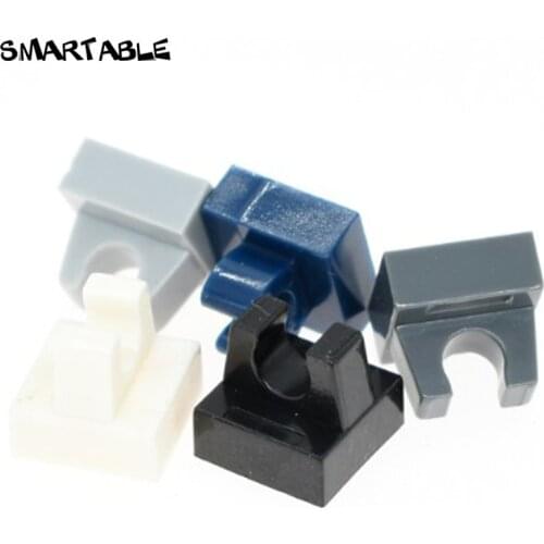 Smartable Plate Special 1x1 with Clip Building Blocks MOC Parts Toys For Kids Compatible 2555 /15712 200pcs/lot