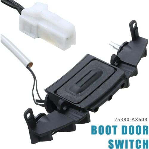 For Nissan Micra 25380-AX60B 1pc Car Auto Trunk Lid Rear Trunk Opener Switch Repair Parts Accessories Moulding