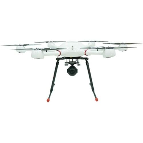 GAIA 100 Carbon Fiber UAV Hexacopter Drone with Camera 1080P for Aerial Photography Surveillance