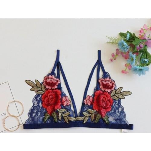 French Style Thin Bralette Seamless Deep V Lace Wireless Bras Brassiere Underwear Sexy Lingerie Soft Women Bra