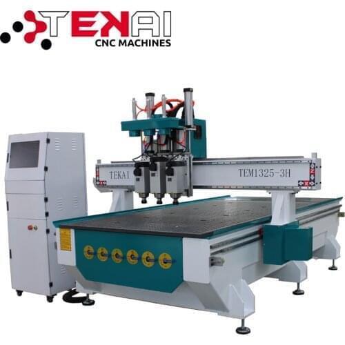 Pvc cutting router table cnc furniture 2d 3d engraving machine, multi spindle cnc wood router 3 axis engraver three head