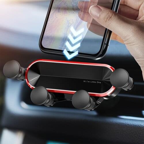 Gravity Car Phone Stand Air Vent Mount Mobile GPS Support Smartphone Stand Phone Grip For iPhone Huawei Samsung Xiaomi Redmi