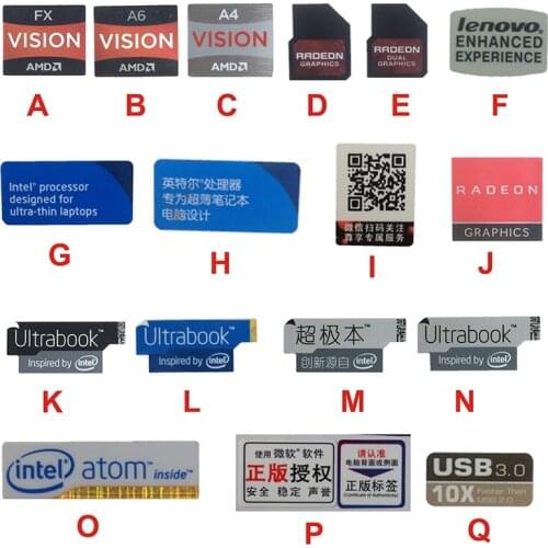 Intel Ultrabook Dolby Audio V3 Labe Innovation DIY Decorative Sticker Notebook Desktop Host Concealer Label Bulk Sales