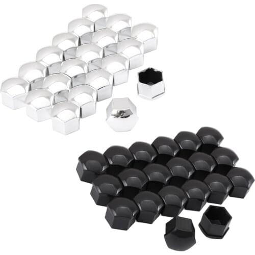 17mm 20Pcs/lot Wheel Lug Bolt Center Nut Covers Caps 321601173A for Skoda octavia a5 a7 1 rapid fabia yeti superb accessories