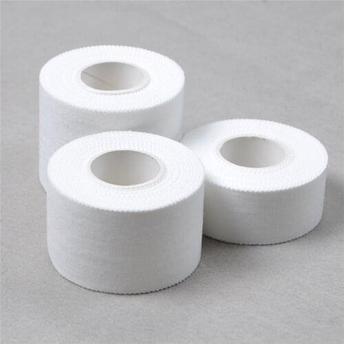 50/38/25mm 100% Cotton White Athletic Tape Elastoplast Easy Tear By Hand With Zigzag Edges Muscle Elastic Bandage Sports