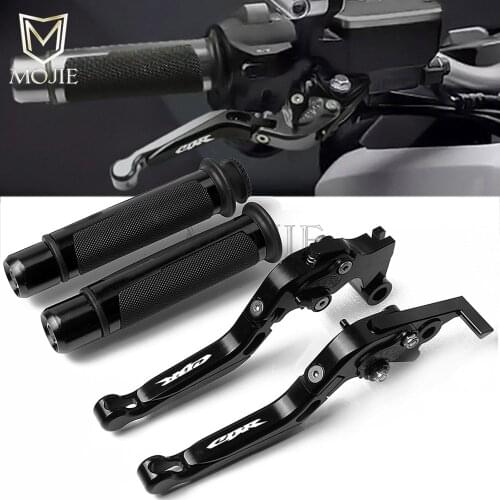 Motorcycle CNC Foldable Extending Brake Clutch Lever Handle Hand Grips Handlebars For Honda CBR400 CBR 400 NC23 NC29 1986-1994
