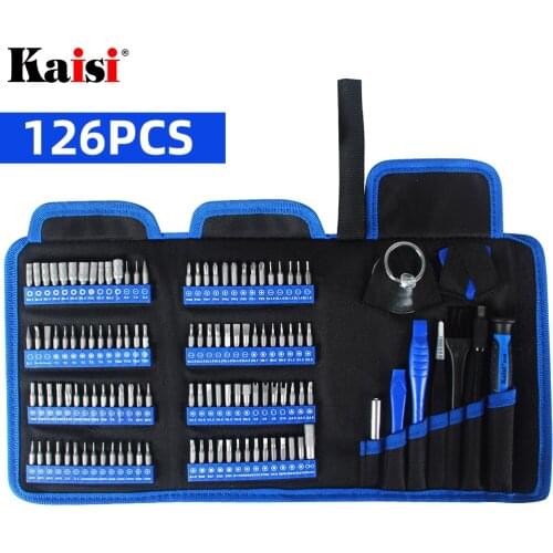 Kaisi Screwdriver Set Precision Screwdriver Tool Kit Magnetic Phillips Torx Bits 126 in 1 For Phones Laptop PC Repair Hand Tool