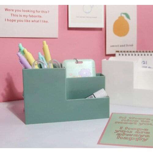 Large Capacity Study Desk Pencil Organizer Holder Makeup Tools Organizer Holder Remote Caddy Holder for Home Desk