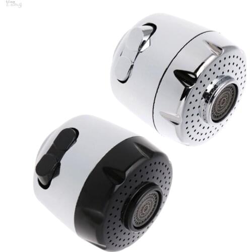 New 22mm Faucet Nozzle Aerator Bubbler Sprayer Water-saving Tap Filter Two Modes Black/Silver Color