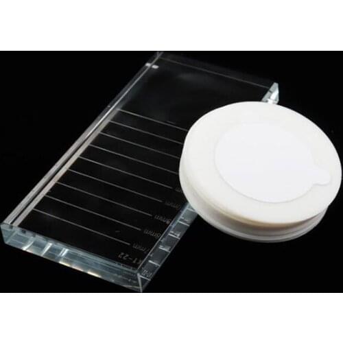 30pcs/bag Eyelash Glue Holder Pallet Pads Stickers Stand On eyelash jade stone for Eyelash Extension Makeup Tools