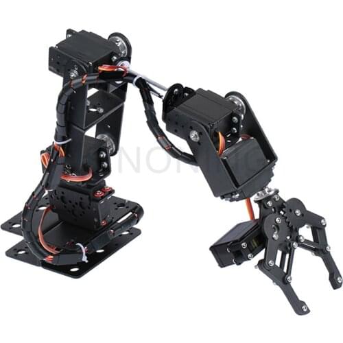 6 DOF Robot Manipulator Metal Alloy Mechanical Arm Clamp Claw Kit MG996R DS3115 for Arduino Robotic Education