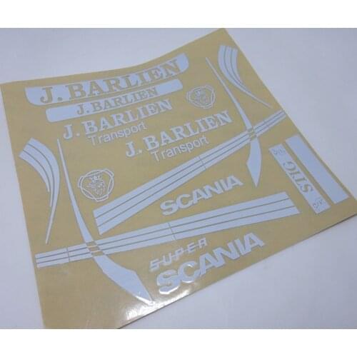 Tamiya Scania Truck Model Cabin Container Body Sticker Painting Decals For 1:14 Rc Trucks R620 56323 R730 R470 Tractor Trailer