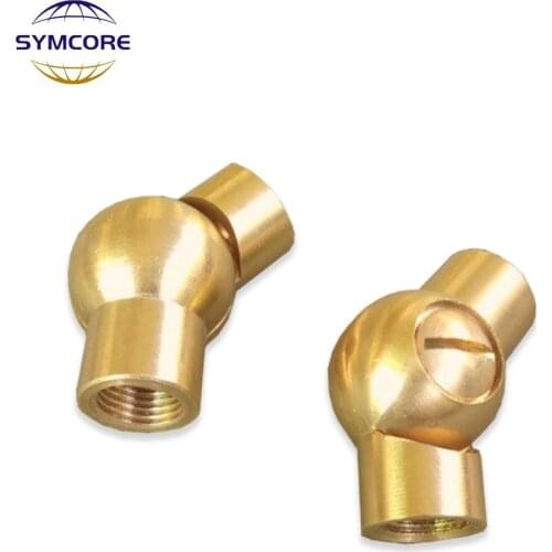 All Brass M10 Inner Teeth Universal Steering Head Bolts Wall Lamp Copper Steering Accessories Table Lamp Fishing Steering Head