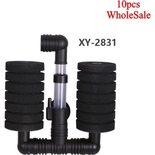10pcs Aquatic Aquarium Filter Fish Tank Air Pump Skimmer Biochemical Sponge Filter Aquarium Filtration Filter