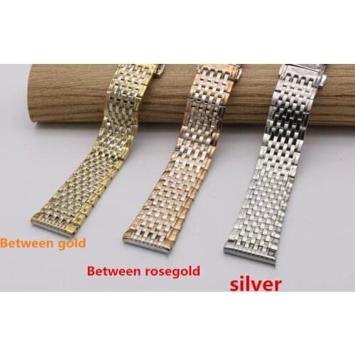 Watch accessories watch steel belt jialan quartz watch L4 series steel belt three colors a variety of sizes