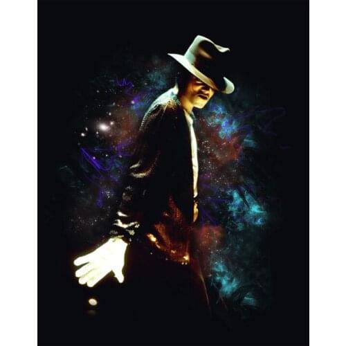 5D DIY Diamond Painting Portrait Dancing Man Full Drill Diamond Embroidery Cross Stitch Mosaic Rhinestone Home Decor Gifts