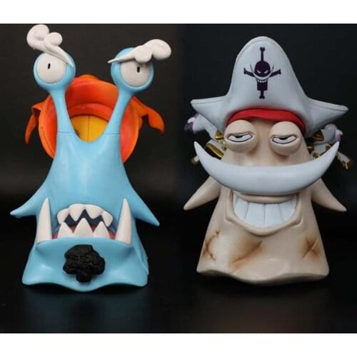 One Piece Anime Figure Jinbe Den Den Mushi Model PVC Action Figure Whitebeard Pirates Edward Newgate Model Toys Dolls Decoration