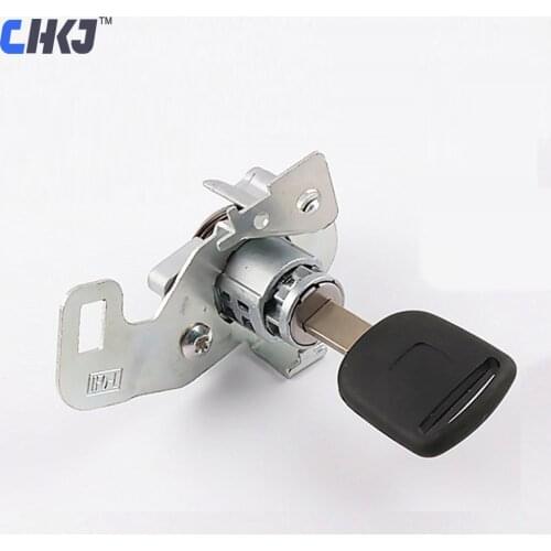 CHKJ New Left Door Lock Cylinder with Keys Auto Door Lock Core for Honda New Fit 2009-2014 Free Shipping