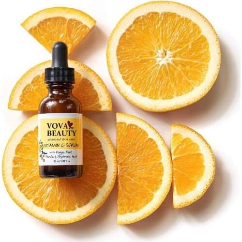 30ml Vitamin C Effective Whitening Face Serum Freckle Removal Brighten Skin Remove Stains Melanin Shrink Pores Moisturizing Care