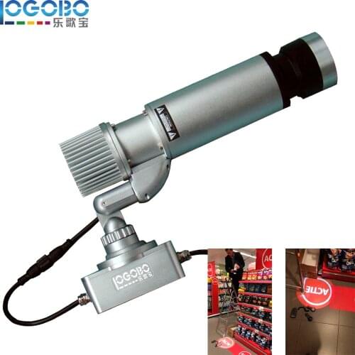 Indoor Aluminum 20W DJ Light Led Projector Custom Logo Image Gobo Proyector Christmas Lights Decro Lamp with Glass Gobo Template