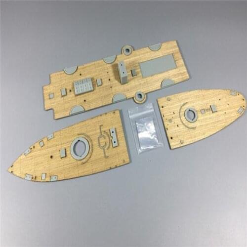 ​Kits Decoration Accessories Upgrade Wooden Deck DIY Ship Model for 1/144 Scale Chih Yuen Cruiser