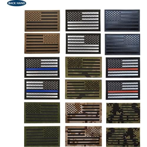 IR USA Flag Army Patch badges Armlet Badge Shoulder Patch PVC Military Patch SEAL Team DEVGRU tactics American Flag patch