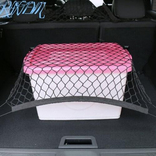 Nylon Car Rear Cargo Net Trunk Storage Organizer Net For Toyota Camry Highlander RAV4 Crown Reiz Corolla Vios Yaris L