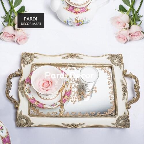 Retro vintage style Rectangle plate storage plate fruit cake tray tea tray Multi-function plate 1pc/lot