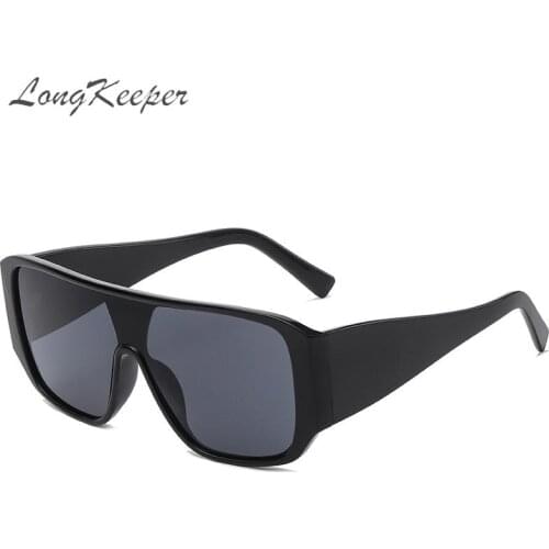 Oversized Square Sunglasses Women Punk Big Frame One Piece Sun Glasses Luxury Men Driving Glasses Eyewear Lentes De Sol Mujer