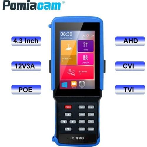 FREE SHIPPING 9310 HD1080P Video Monitor Tester CCTV tester with Analog,IPC,WIFI,PTZ,TF,12V output H.265 4K Network Cable Tester