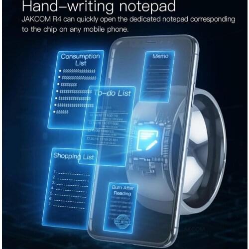 R4 Smart Ring Waterproof Dustproof Fallproof Smart Ring for Windows NFC Mobile Phone Finger Ring