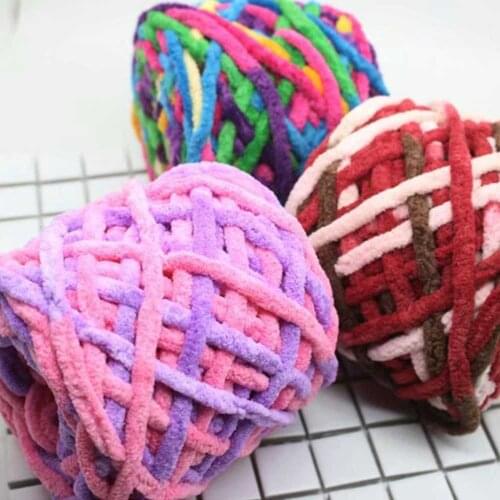 Knit Line Single Thick Wool Thread Yarn For Knitting Diy Neat Hand-knitted Material Hook Shoes Cotton Slippers Cushion Scarf