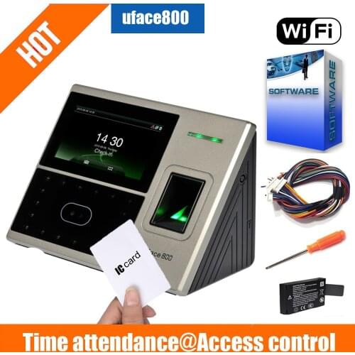 ZK Uface800 Iface800TCP/IP Biometric Fingerprint Face Facial Time Attendance Door Access Control Time Clock Time Recorder System