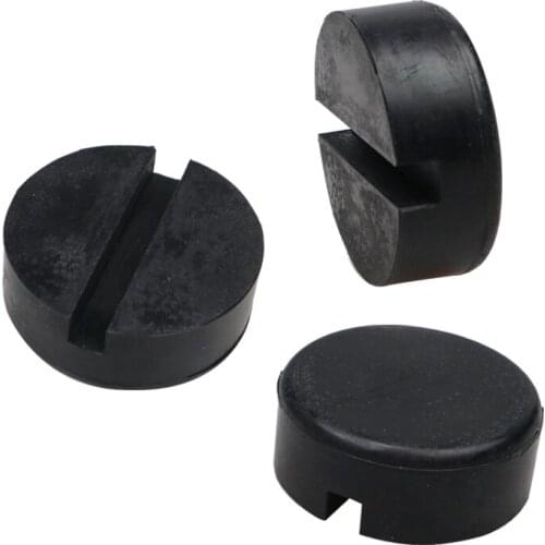 1pcs Car Lift Jack Stand Rubber Pads Black Rubber Slotted Floor Durable and Resistant to Damage Universal Fit for Most Car