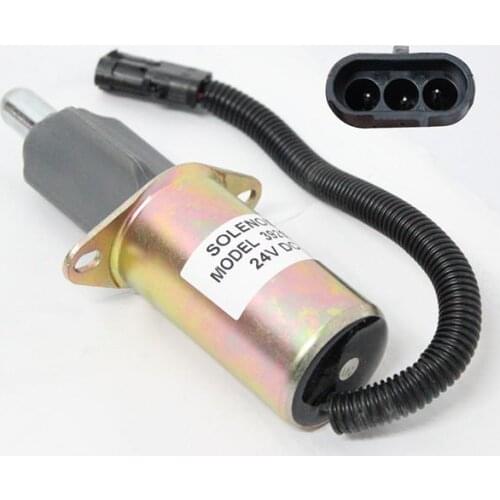 24Volt Diesel Stop Solenoid 3921980/3918601 M923A2 Fit for 5 Ton Military Truck Cummins 6CTA8.3