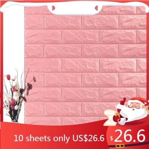 3D Wall Stickers ceiling sticker roof decoration Foam wallpaper waterproof DIY TV background wallpaper decoration sticker